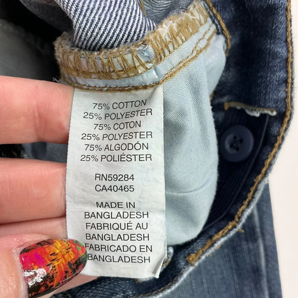 The Children's Place Blue Bootcut Jeans Kids Size 10 Adjustable Waist Denim
